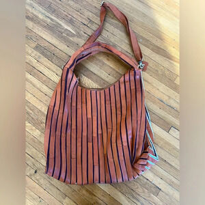 A.P.C. Brown Leather Hobo Bag Vintage